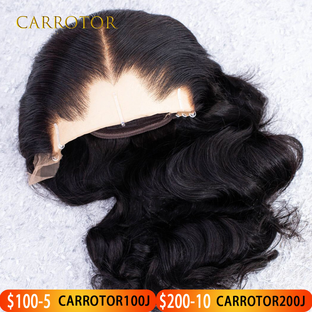 Human Hair Wigs - 라고스 헤어라인 가발 13x4 인비저블 레이스