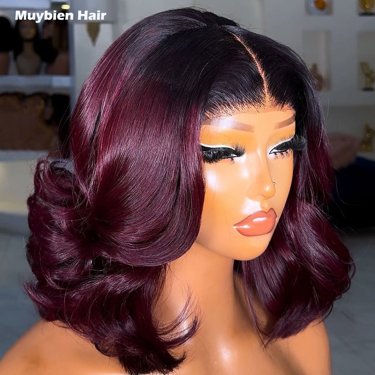 Glueless Wear And Go Human Hair Wig - 착용하기만 하면 되는 글루리스 밥 가발
