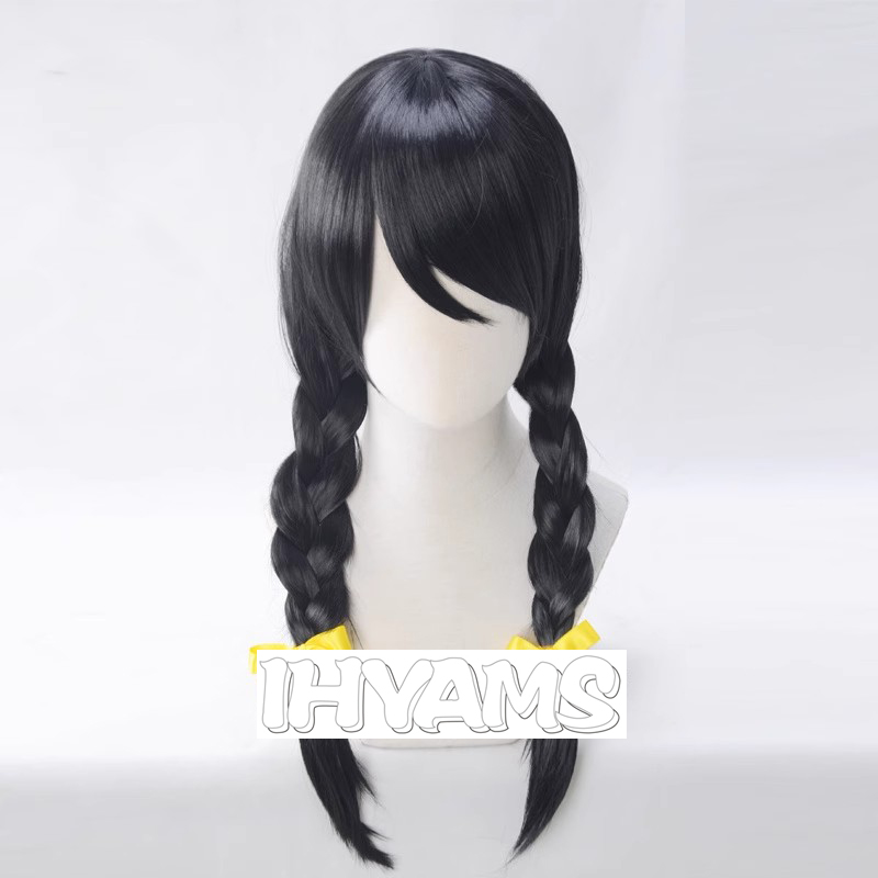 Synthetic Braided Wigs For Black Women - Bakemonogatari Hanekawa Tsubasa 가발 코스프레 블랙