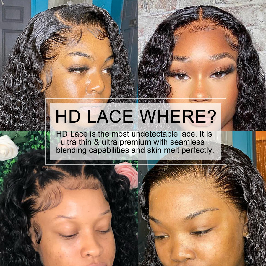 250% 13X4 HD 투명 레이스 풀 프론탈 가발 워 - Hd Lace Frontal Wig Human Hair Pre Plucked 리뷰 및 가격