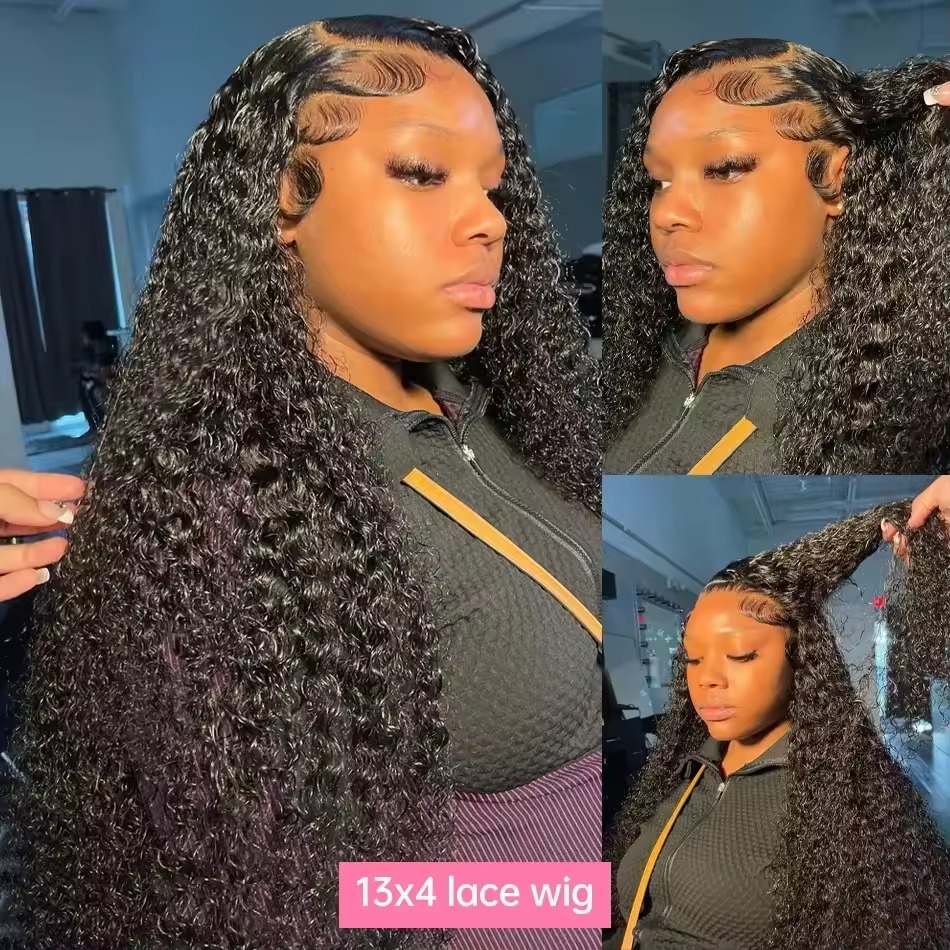 딥 웨이브 프론탈 가발 13x4 13x6 HD 레이스  - Hd Lace Frontal Wig Human Hair Pre Plucked 리뷰 및 가격