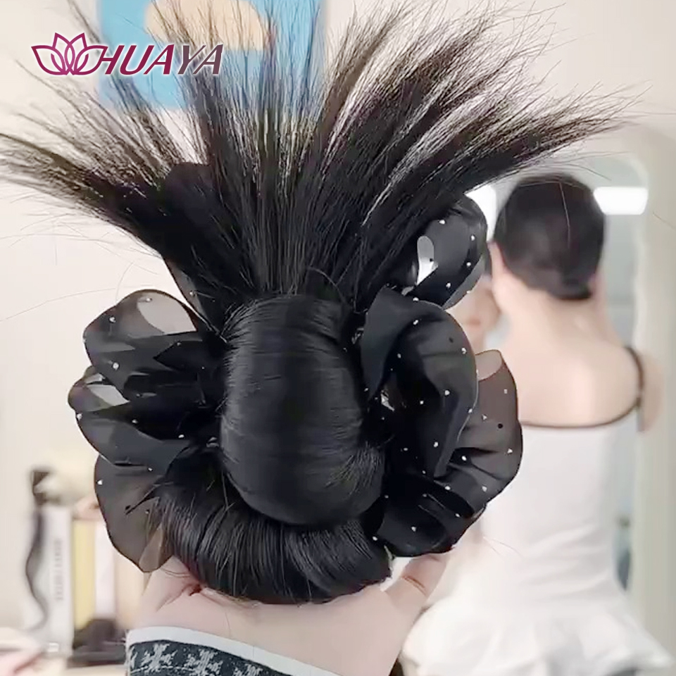 합성 클로 클립 포니테일 익스텐션, 메시 스트레이트 시 - Claw Clip Messy Bun Hair Piece 리뷰 및 가격