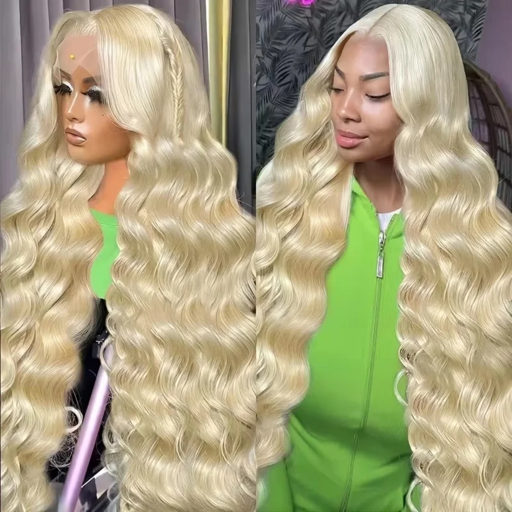 26 30인치 613 블론드 가발 바디 웨이브 HD 레 - 613 Blonde Body Wave Lace Front Wig 리뷰 및 가격