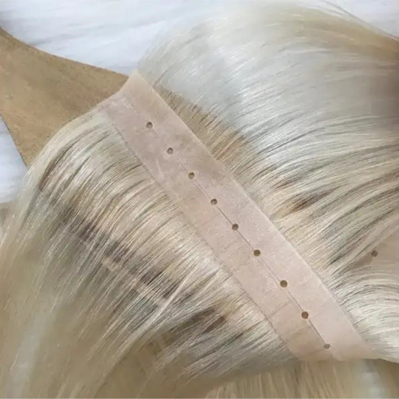 구멍이 있는 보이지 않는 PU 씨실 머리카락 인간의 머 - Invisible Tape In Extensions Real Hair 리뷰 및 가격