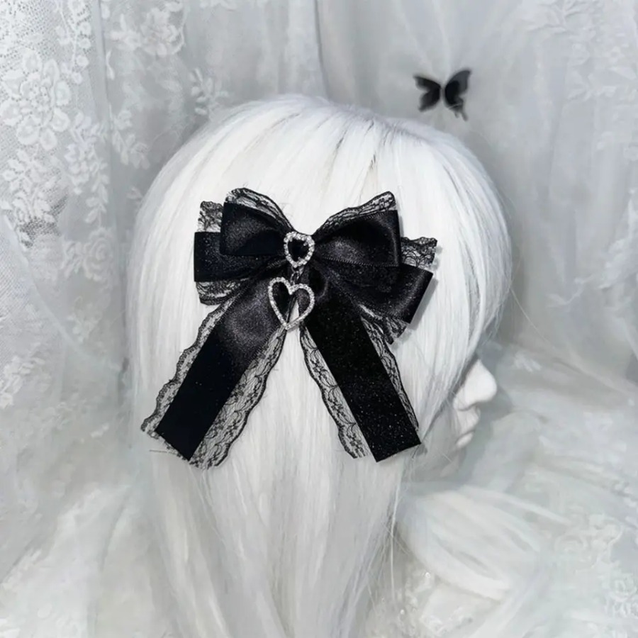 1/2Pc Kawaii Y2k 스타일 고딕 헤어 클립  - Hair Clips 리뷰 및 가격