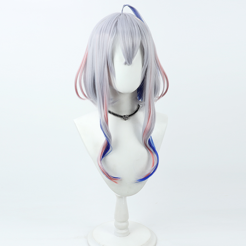아마네 카나타 코스프레 가발 Vtuber 그레이 핑크  - Synthetic Wigs 리뷰 및 가격