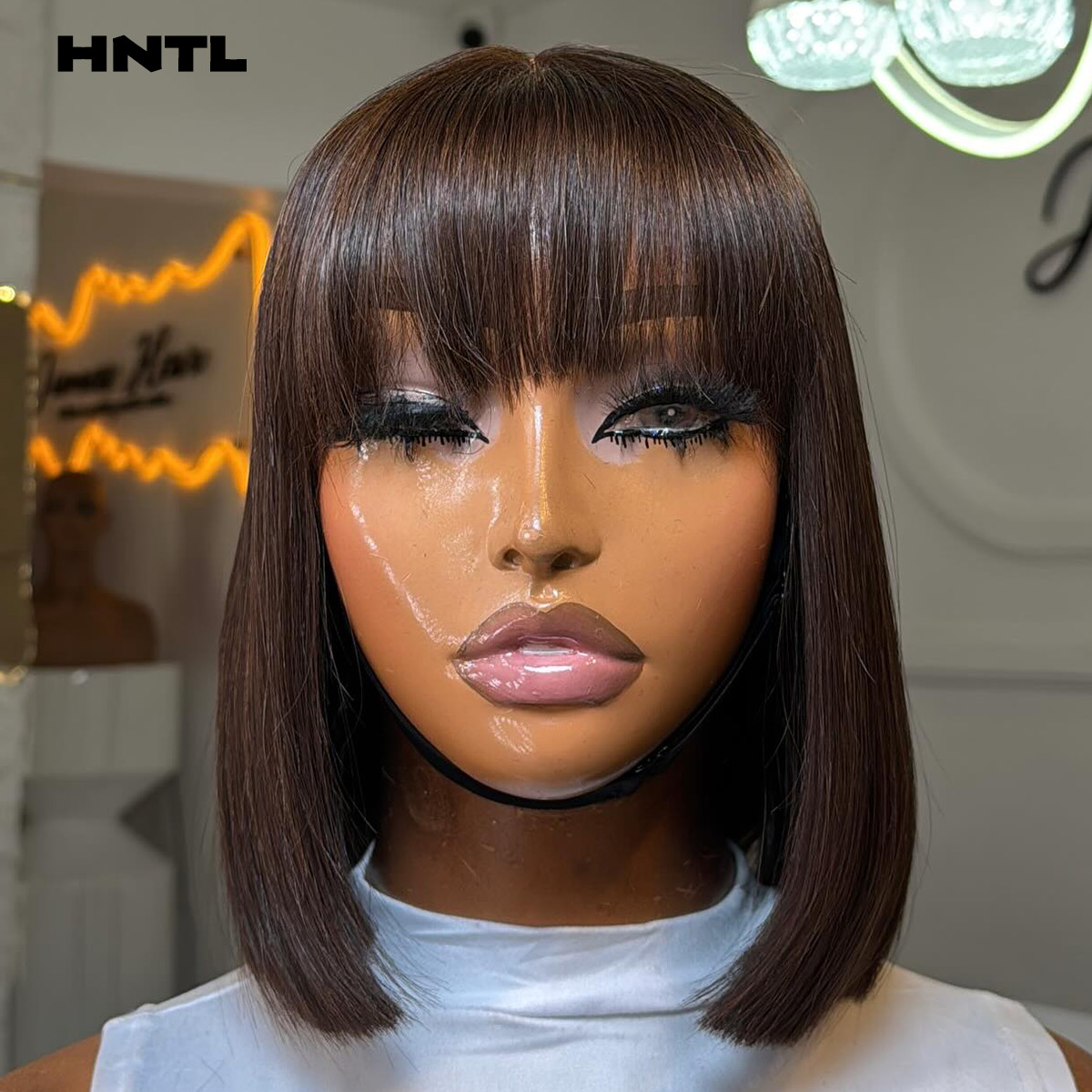 웨어앤고 글루리스 가발 인모 브라운 컬러 4x4 5x5 - Pre Parted 13X4 Lace Front Bob Wig 리뷰 및 가격