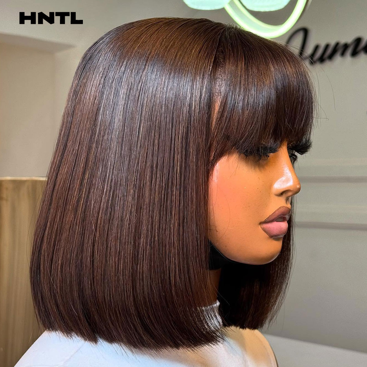 웨어앤고 글루리스 가발 인모 브라운 컬러 4x4 5x5 - Pre Parted 13X4 Lace Front Bob Wig 리뷰 및 가격