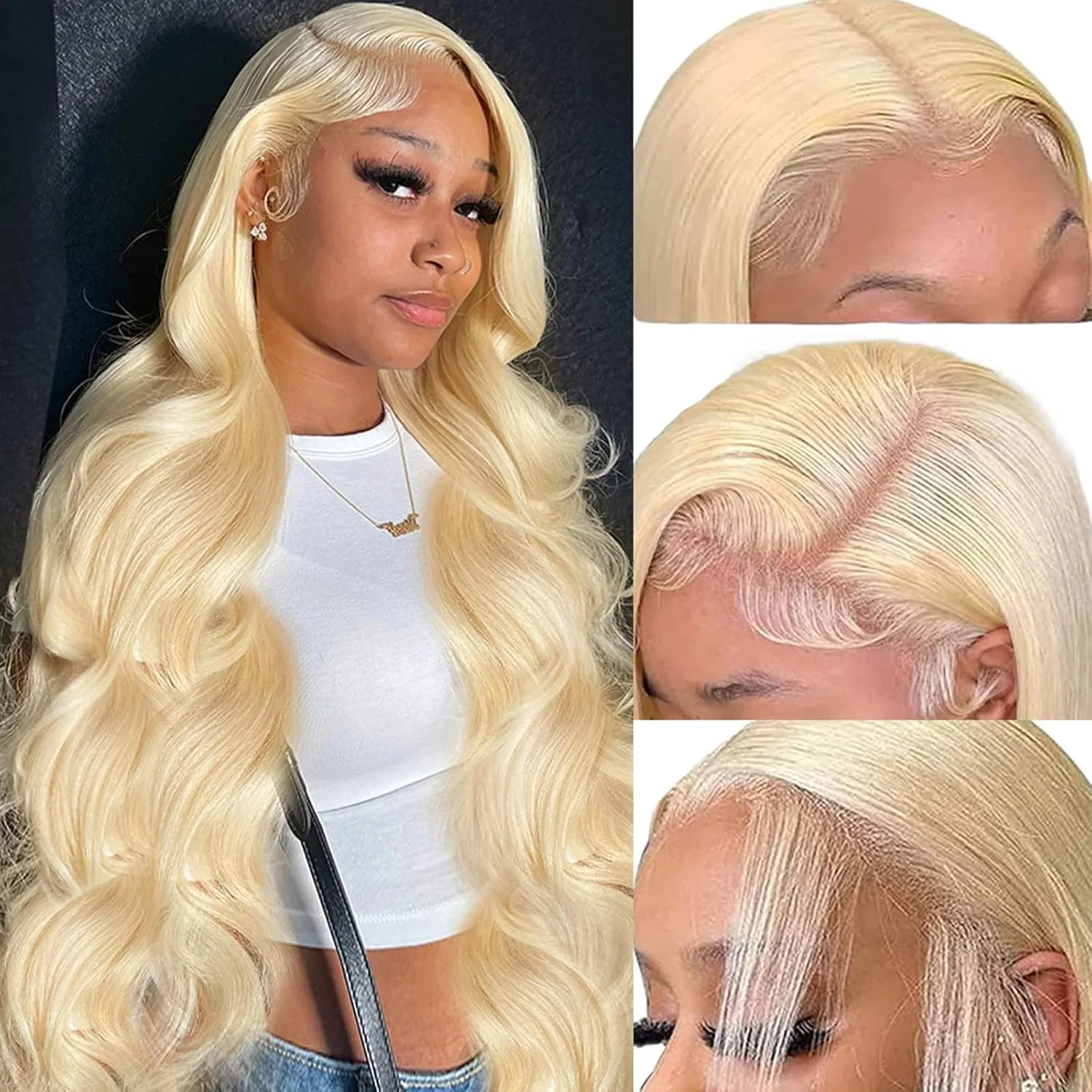 613 허니 블론드 실키 롱 바디 웨이브 브라질리언 버 - 613 Blonde Body Wave Lace Front Wig 리뷰 및 가격
