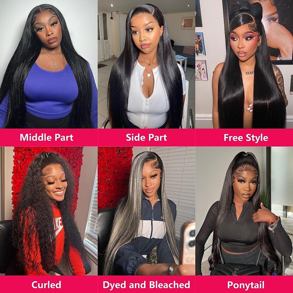 스트레이트 인모 가발 글루리스 220 밀도 13X6 H - Lace Front Wigs 리뷰 및 가격