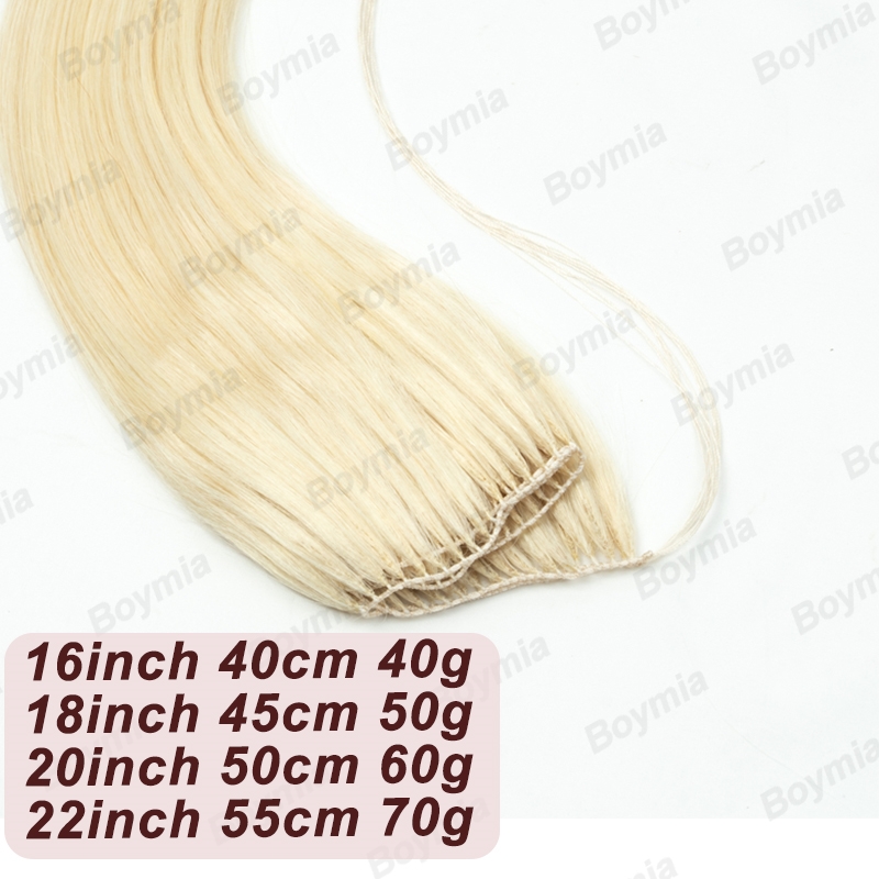 페더 헤어 익스텐션 천연 인모 번들 논레미 인비저블 마 - Invisible Tape In Extensions Real Hair 리뷰 및 가격