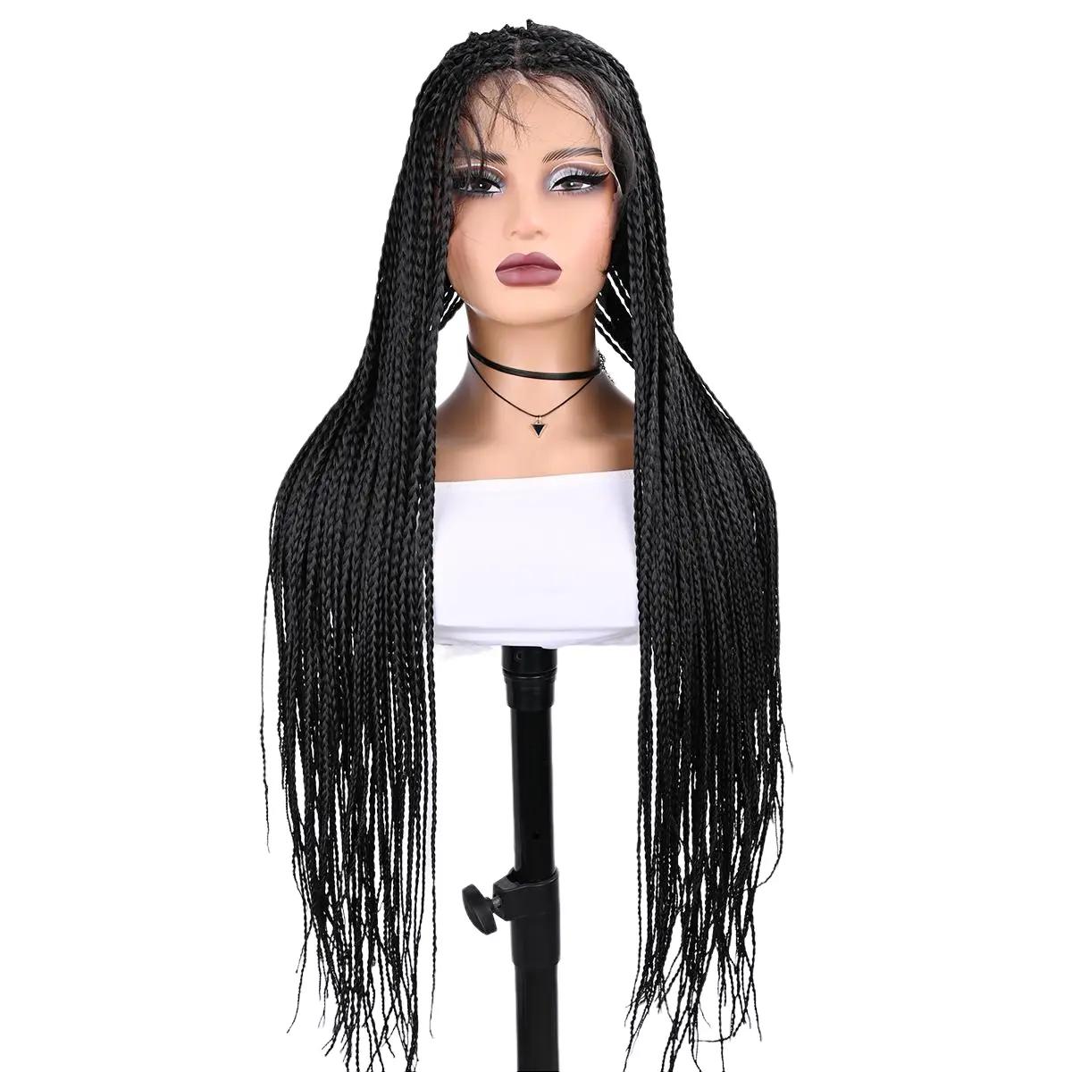 합성 풀 레이스 가발, 흑인 여성용 땋은 가발, 콘로우 - Synthetic Braided Wigs For Black Women 리뷰 및 가격