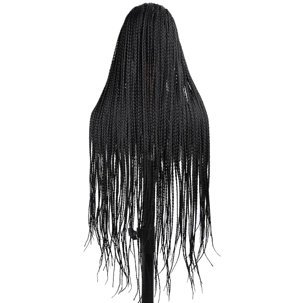합성 풀 레이스 가발, 흑인 여성용 땋은 가발, 콘로우 - Synthetic Braided Wigs For Black Women 리뷰 및 가격