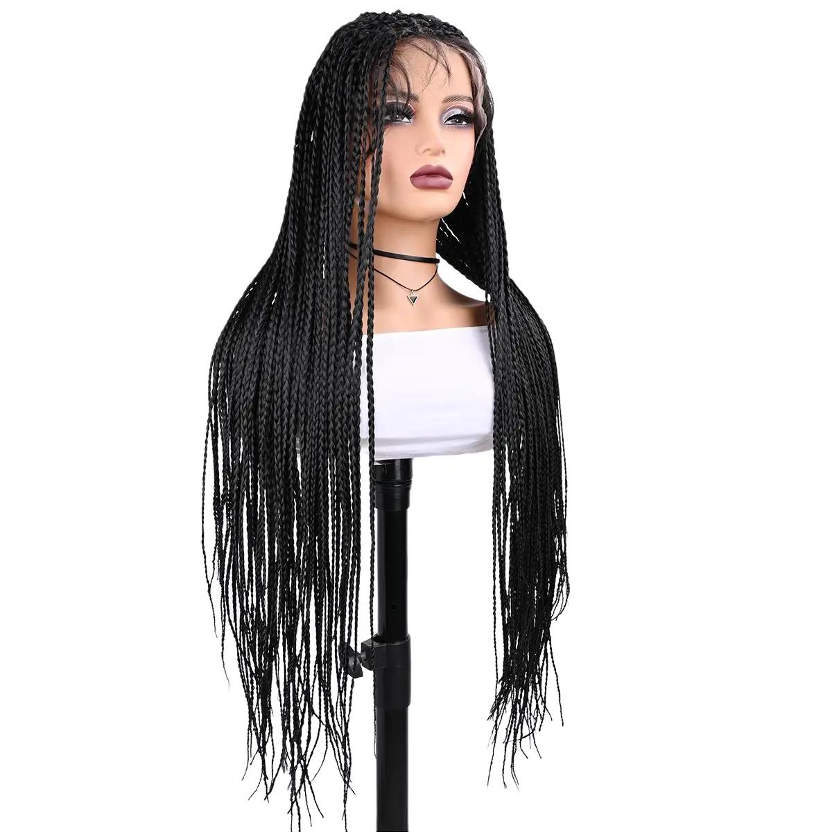 합성 풀 레이스 가발, 흑인 여성용 땋은 가발, 콘로우 - Synthetic Braided Wigs For Black Women 리뷰 및 가격
