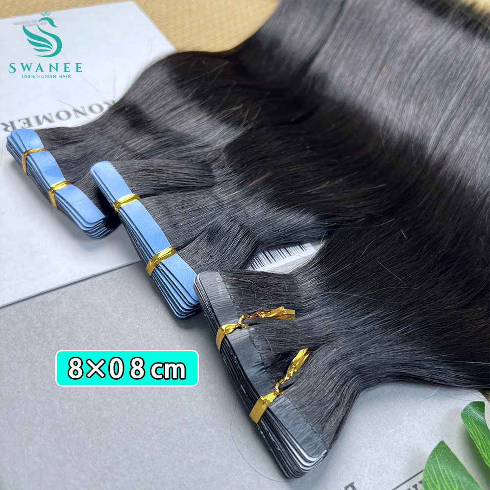 스트레이트 미니 테이프 인 휴먼 헤어 익스텐션 심리스  - Invisible Tape In Extensions Real Hair 리뷰 및 가격