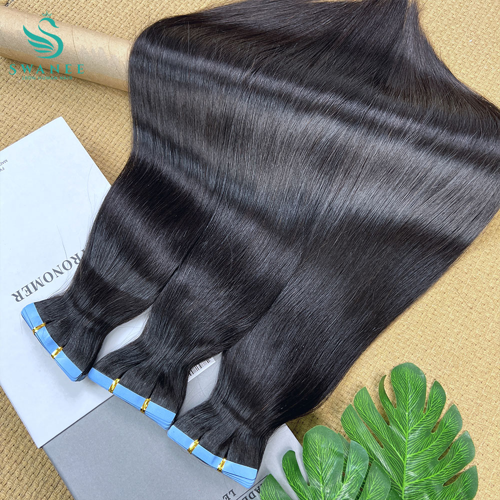스트레이트 미니 테이프 인 휴먼 헤어 익스텐션 심리스  - Invisible Tape In Extensions Real Hair 리뷰 및 가격
