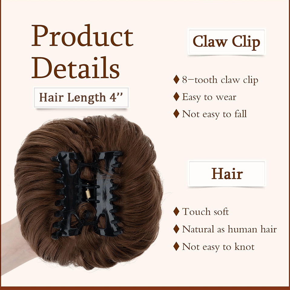 Benehair 여성용 지저분한 헤어 번 합성 클로 클 - Claw Clip Messy Bun Hair Piece 리뷰 및 가격