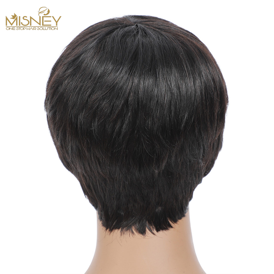 짧은 인모 가발 픽시 컷 스트레이트 퍼루크 브라질 처녀 - Short Pixie Cut Wig Human Hair Cheap 리뷰 및 가격