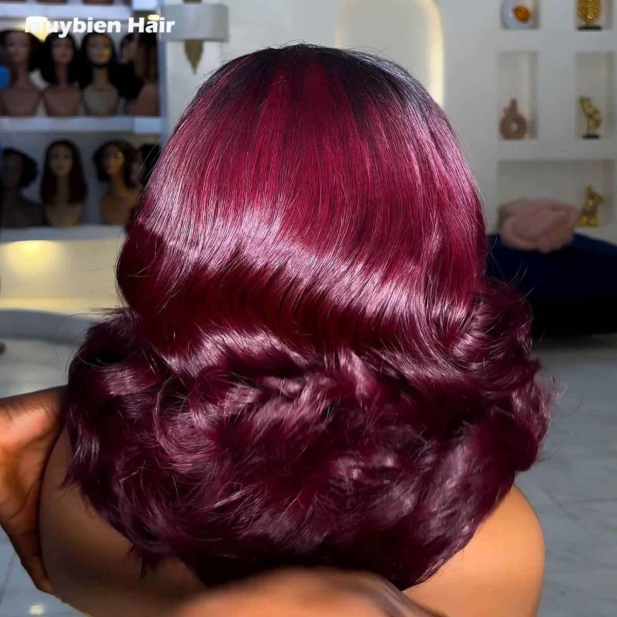 착용하기만 하면 되는 글루리스 밥 가발 인모 옴브레 버 - Glueless Wear And Go Human Hair Wig 리뷰 및 가격