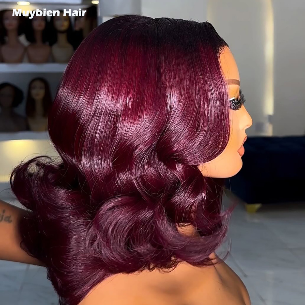 착용하기만 하면 되는 글루리스 밥 가발 인모 옴브레 버 - Glueless Wear And Go Human Hair Wig 리뷰 및 가격