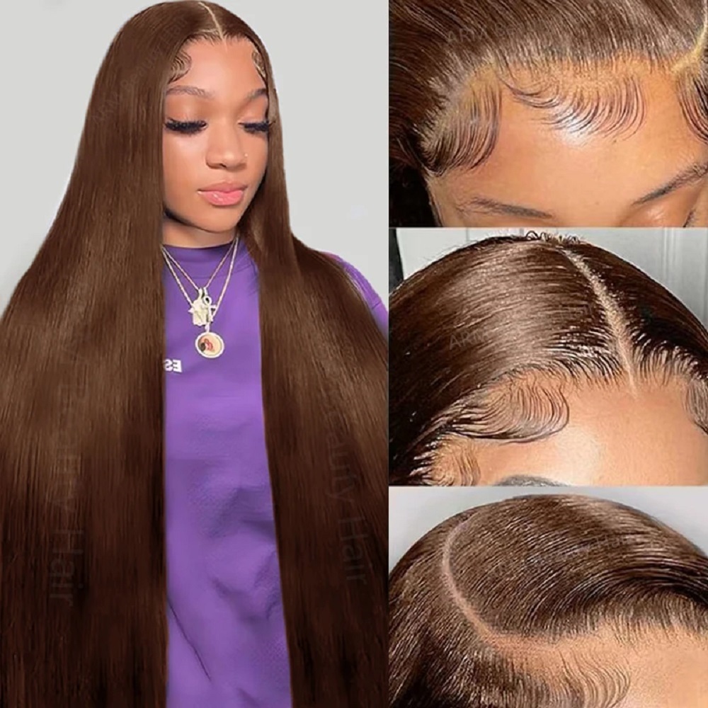 초콜릿 13x4 HD 레이스 프론트 가발 200% 밀도 - Lace Front Wigs 리뷰 및 가격