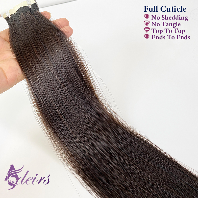 ADEIRS 여성용 미니 테이프 헤어 익스텐션, 인모  - Invisible Tape In Extensions Real Hair 리뷰 및 가격