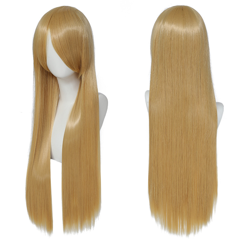 다채로운 긴 직선 합성 머리 흰색 보라색 검정색 코스프 - Synthetic Braided Wigs For Black Women 리뷰 및 가격