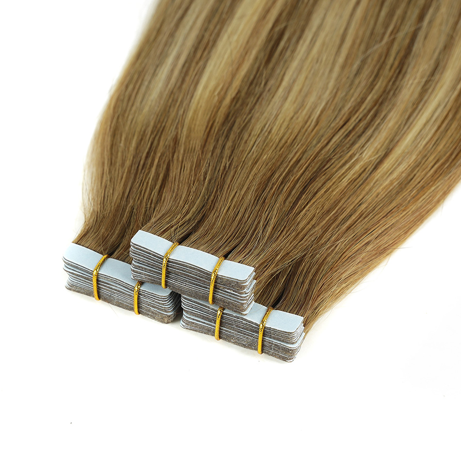 BHF 테이프 인 헤어 익스텐션 스트레이트 인간 헤어  - Invisible Tape In Extensions Real Hair 리뷰 및 가격