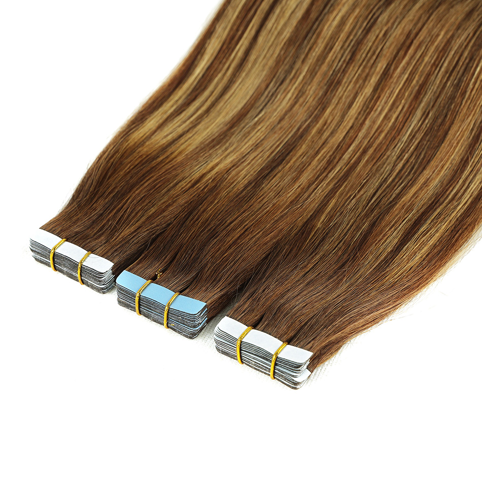 BHF 테이프 인 헤어 익스텐션 스트레이트 인간 헤어  - Invisible Tape In Extensions Real Hair 리뷰 및 가격