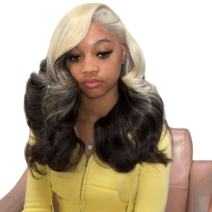 HD 13*6 블론드 옴브레 블랙 레이스 프론탈 가발  - 613 Blonde Body Wave Lace Front Wig 리뷰 및 가격
