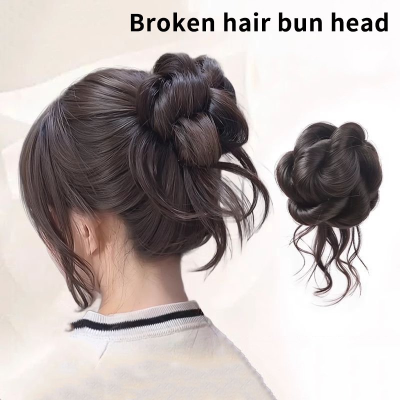 새로운 합성 헤어 번 시뇽 메시 번 클로 클립 인 헤어 - Claw Clip Messy Bun Hair Piece 리뷰 및 가격
