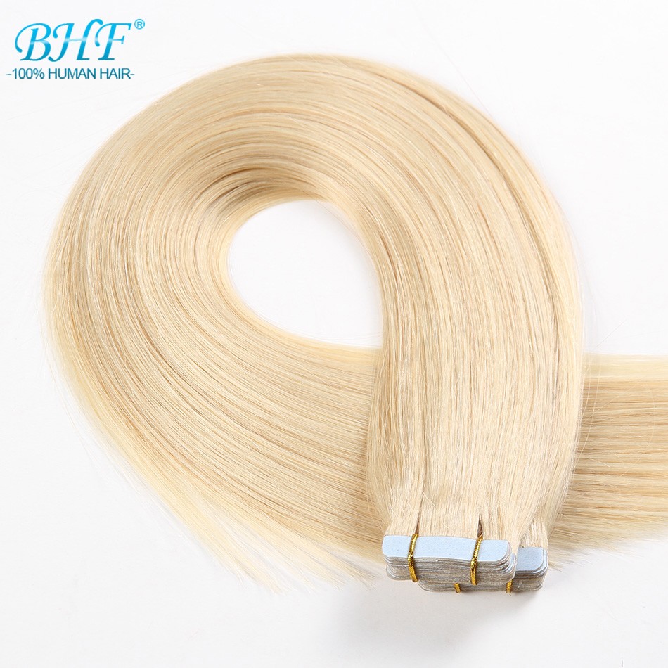BHF 테이프 인 헤어 익스텐션 인간 모발 20개/팩  - Invisible Tape In Extensions Real Hair 리뷰 및 가격