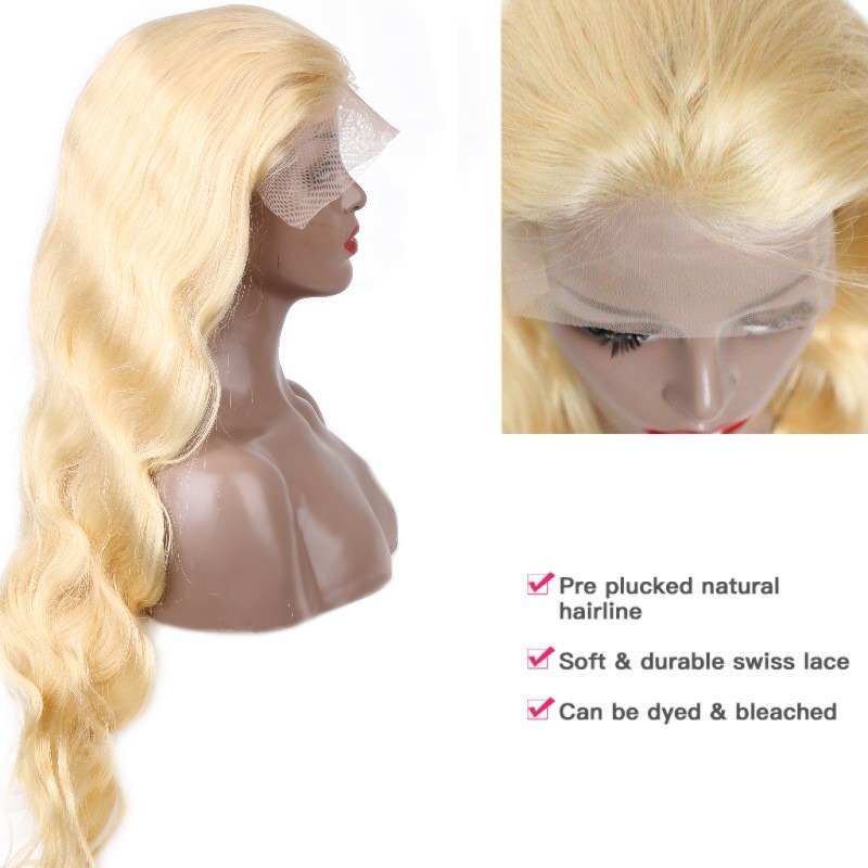 613 허니 블론드 13x4 레이스 프론트 인모 가발  - 613 Blonde Body Wave Lace Front Wig 리뷰 및 가격